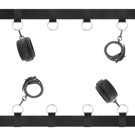 Esplora il controllo con il Set di Cinture di Contenzione da Letto di Lusso di Fetish Submissive
