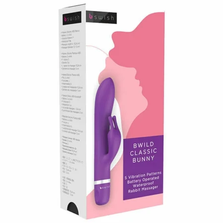 B Swish Massager Bwild Classic Bunny Purple. Experience unmatched pleasure with the Bwild Classic Bunny Massager.