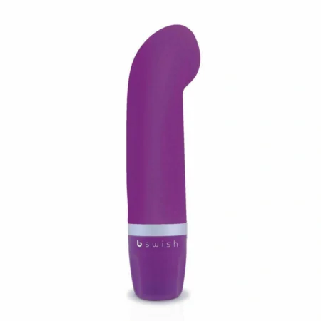 B Swish Bcute Classic Curve Purple A high-quality image of the waterproof silicone massager.