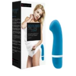 Il massaggiatore B Swish Bdesired Deluxe Curve Blu Laguna offre un'esperienza irresistibile di stimolazione del punto G.