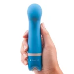 Il massaggiatore B Swish Bdesired Deluxe Curve Blu Laguna offre un'esperienza irresistibile di stimolazione del punto G.