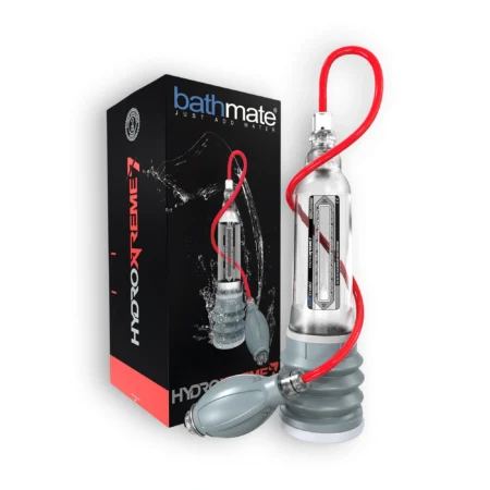 Bathmate Hydroxtreme 7 + Kit Accessories A high-quality image of the HydroXtreme7 penis pump.