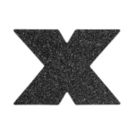 Bijoux Indiscrets FLASH - Cross Nipple Pasties - Black A high-quality image of the Black Cross Nipple Pasties.