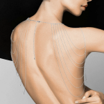 Bijoux Indiscrets Magnifique | Shoulders and Back Jewelry - Silver. Experience sensuality with the Magnifique Shoulders and Back Jewelry.