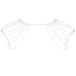 Bijoux Indiscrets Magnifique | Shoulders and Back Jewelry - Silver. Experience sensuality with the Magnifique Shoulders and Back Jewelry.