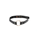 Bijoux Indiscrets Maze | Single Choker A high-quality image of the Vegan leather choker necklace.