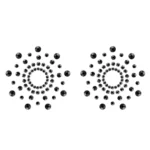 Bijoux Indiscrets Mimi Nipple Covers - Black. Elevate your allure with Mimi Nipple Covers - Black from Bijoux Indiscrets.