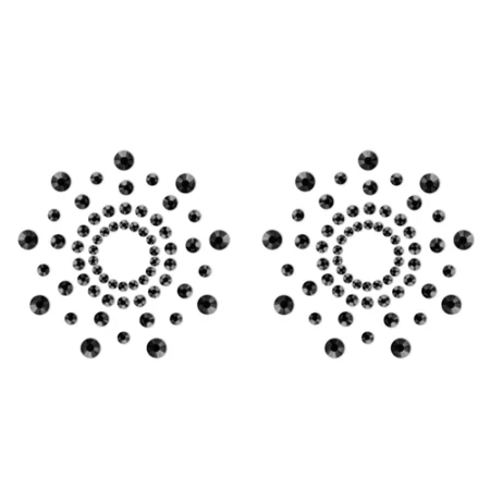 Bijoux Indiscrets Mimi Nipple Covers - Black. Elevate your allure with Mimi Nipple Covers - Black from Bijoux Indiscrets.