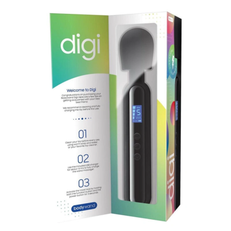 Bodywand Digi The Bodywand Digi Massager is a powerful tool offering customizable vibration settings through a user-friendly digital interface.