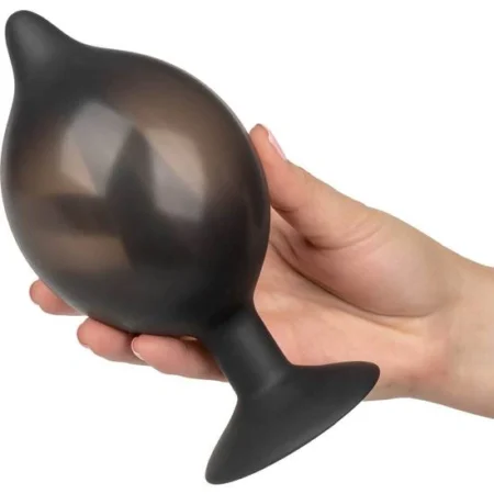 CalExotics Silicone Inflatable Plug - Large. Unlock new dimensions of pleasure with the Large Silicone Inflatable Plug.