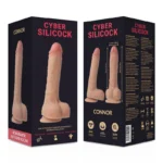Cyber Silicock Connor Ultra Realistic Soft Liquid Silicone 20.5cm A high-quality image of the Cyber Silicock Connor dildo.