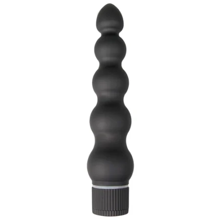 Doc Johnson Black Magic - 7 Inch Ribbed Vibe A high-quality image of the Black Magic Ribbed Vibe.
