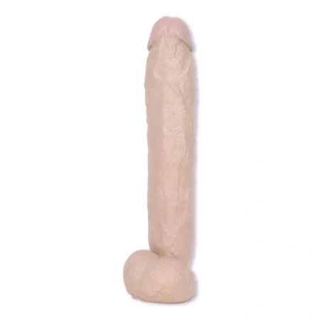 Doc Johnson Natural 12 Inch Dong With Balls. Experience ultimate satisfaction with the Natural 12 Inch Dong With Balls.