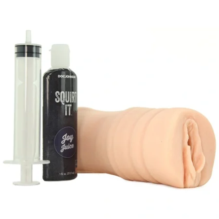 Doc Johnson Squirt It Vanilla - Squirting Masturbator A high-quality image of the Squirt It Vanilla Masturbator.