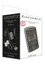 ElectraStim Flick Duo Stimulator Multi-pack The ElectraStim Flick Duo Multipack introduces dual-channel electrostimulation with 4 motion-activated features and 25 intensity levels.