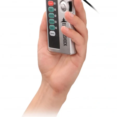 Esplora nuove dimensioni del piacere con la gabbia fallica elettrostimolante di ElectroShock