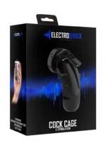 ElectroShock E-stim Cockcage Unlock New Experiences → The E-stim Cockcage enhances bondage play with electrifying sensations.