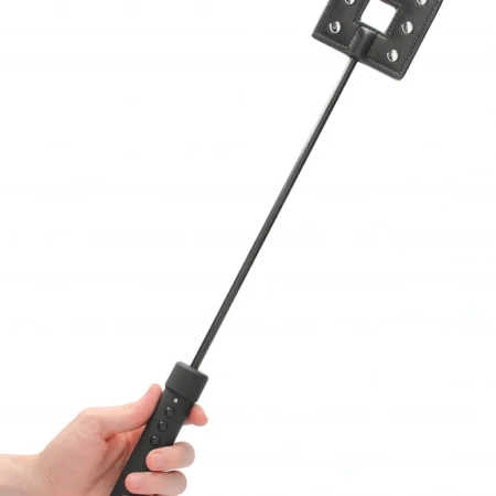 ElectroShock E-stim Crop. Unleash your desires with the ElectroShock E-stim Crop! This wireless BDSM crop features adjustable voltage settings