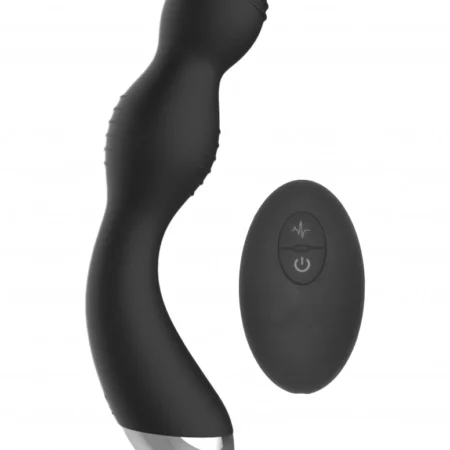 ElectroShock Remote Controlled E-stim & Vibrating G/p-spot Vibrator This Remote Controlled Vibrating G-spot Vibrator is ideal for partner play.