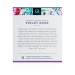 Exotiq Exotiq Massage Candle Violet Rose - 200g. Transform your relaxation routine with the Exotiq Massage Candle Violet Rose.