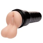 FLESHJACK Male Masturbator With Testicles - Fleshlight. Enhance your solo play with the Male Masturbator With Testicles by Fleshlight.