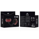 Fetish Submissive Dark Room Ankle Cuffs Vegan Leather A high-quality image of the Dark Room Ankle Cuffs.