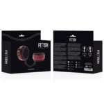 Le manette in pelle vegana Dark Room di Fetish Submissive offrono un'esperienza di bondage lussuosa e confortevole.