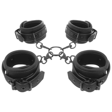 Fetish Submissive Hogtie And Cuff Set. Experience the power of control with our Hogtie and Cuff Set.