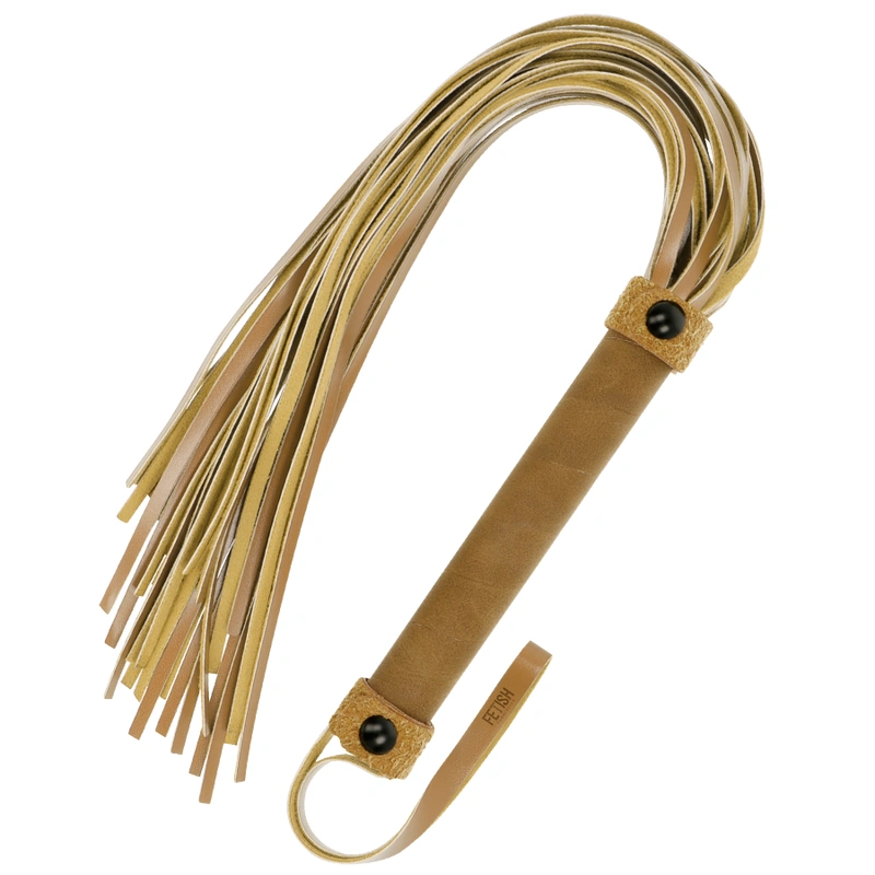 Fetish Submissive Origin Flogger Vegan Leather. Explore new dimensions of pleasure with our vegan leather flogger.