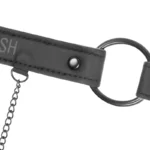 Fetish Submissive Ring Gag With Nipple Clamps A high-quality image of the Ring Gag with Nipple Clamps.