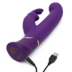 Fifty Shades Of Gray Greedy Girl - Power Motion Rabbit Vibrator Experience ultimate pleasure with the Greedy Girl Rabbit Vibrator.