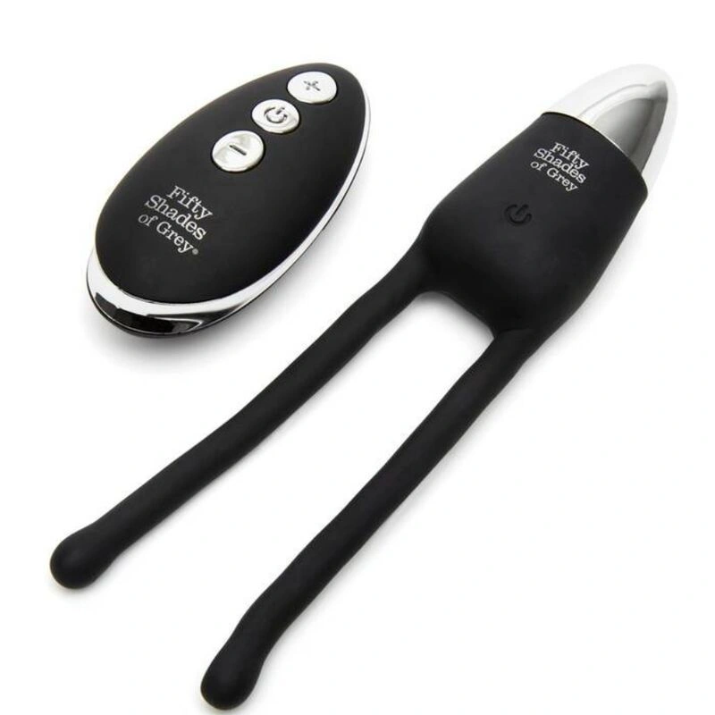 Fifty Shades Of Gray Relentless Vibrations - Remote Control Couple's Vibrator. Experience unparalleled pleasure with the Relentless Vibrations Remote Control Couple's Vibrator.