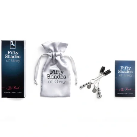 Esplora nuove sensazioni con i Morsetti per Capezzoli Regolabili Fifty Shades Of Gray