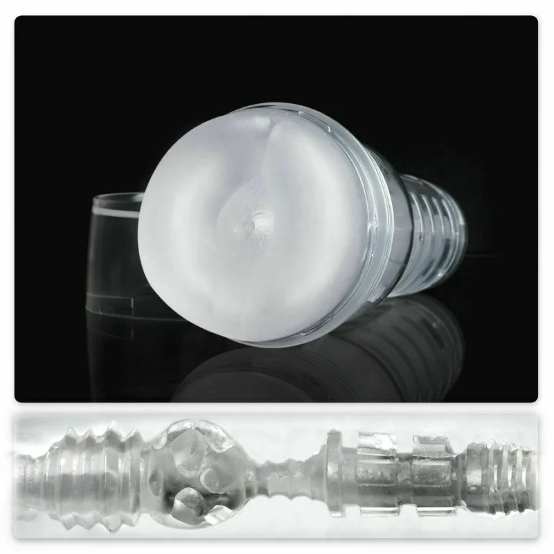 Fleshlight Ice Butt Cristal A high-quality image of the transparent Fleshlight.