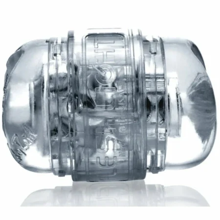 Fleshlight Quickshot Riley Red - Vagina and Butt A high-quality image of the anus opening pleasure.