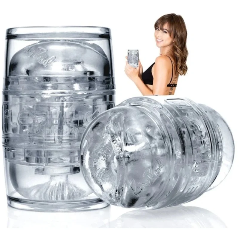 Scopri il piacere doppio con il Quickshot Riley Red Vagina e Anale di Fleshlight