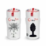 Gvibe Gplug Twist A high-quality image of the Gplug Twist ribbed anal plug.