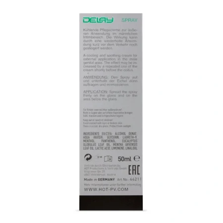 HOT Delay Spray 50 ml A high-quality image of the Delay Spray for Men.