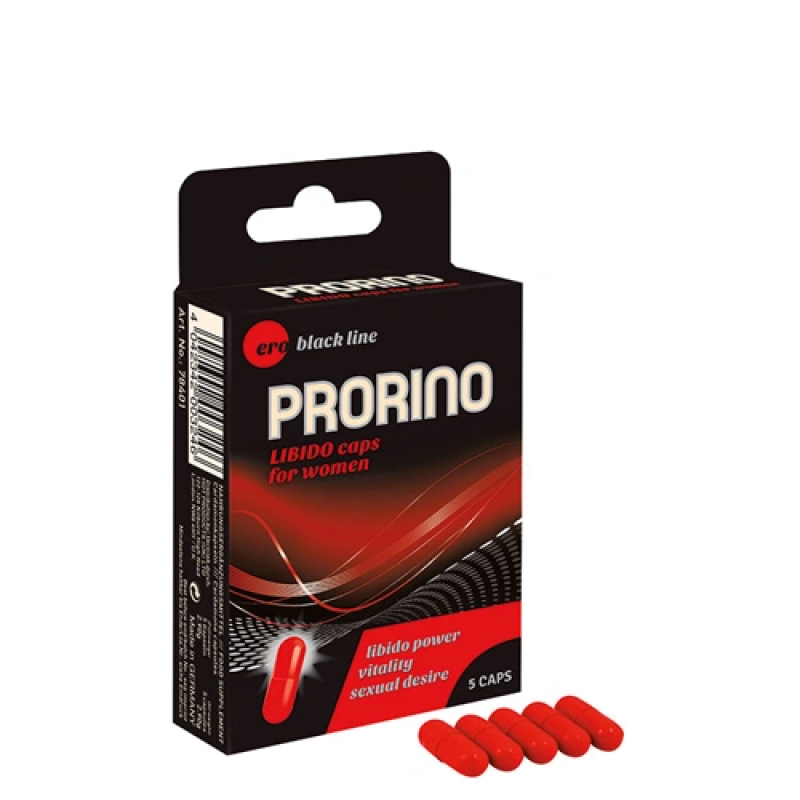 HOT Ero Prorino Libido Caps Woman 5 St. Elevate your passion with Ero Prorino Libido Caps for Women.