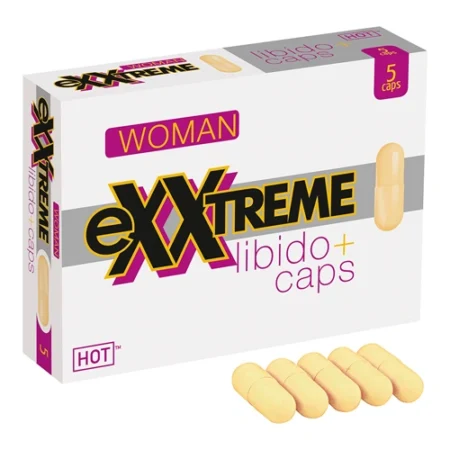 Scopri il desiderio con le Exxtreme Capsule Libido Donna di HOT e vivi un'esperienza di benessere sessuale.