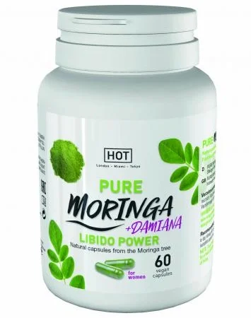 HOT Bio - Moringa Woman Power Capsules - 60 Pcs.. Boost your vitality with Hot Bio Moringa Woman Power Capsules.