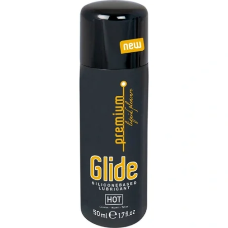 HOT Premium Glide Silicone Lubricant - 50 ml. Experience the silky smoothness of Premium Glide Silicone Lubricant.