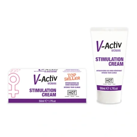 HOT V-activ Stimulation Cream For Women 50 ml. Unlock new levels of intimacy with V-activ Stimulation Cream.