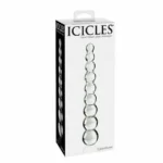 Il raffinato plug anale in vetro Icicles N. 2 di Icicles offre un'esperienza di lusso per gli amanti dei sex toys di lusso.
