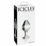 Icicles N. 25 A high-quality image of the Icicles N. 25 glass massager.