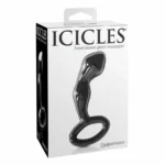 Icicles N. 46 - Black A high-quality image of the Icicles N. 46 Black plug.