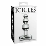 Icicles N. 47 This hand-crafted glass anal plug features a tapered tip for easy insertion and graduated bulbs for thrilling stimulation.