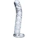 Icicles offre un elegante dildo in vetro Icicles N. 60 per una stimolazione del punto G indimenticabile.
