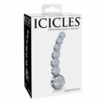 Icicles N. 66 - Clear A high-quality image of the Icicles N. 66 glass massager.