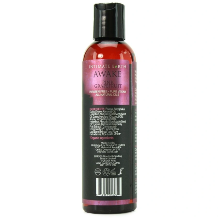 L'Olio Massaggio Pompelmo Rosa di Intimate Earth offre un'esperienza rilassante